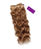 Wavy Colored Hair Machine Weft