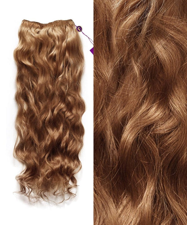 Wavy Colored Hair Machine Weft