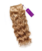 Wavy Colored Hair Machine Weft
