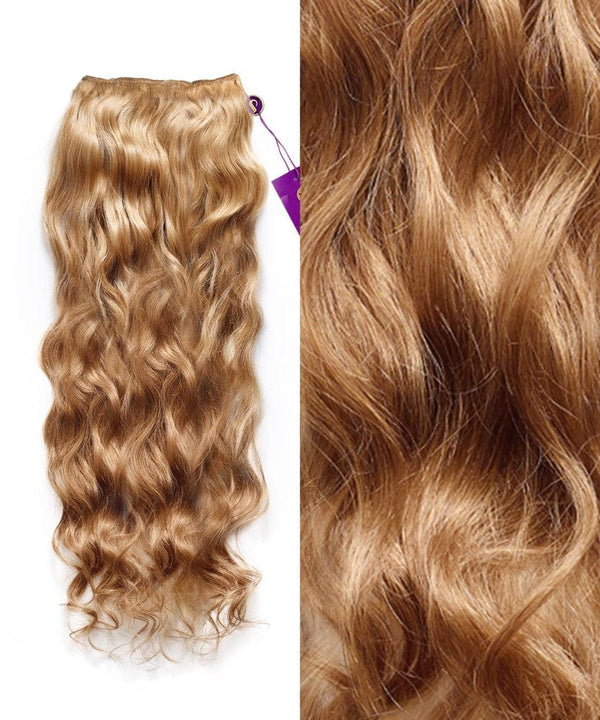 Wavy Colored Hair Machine Weft