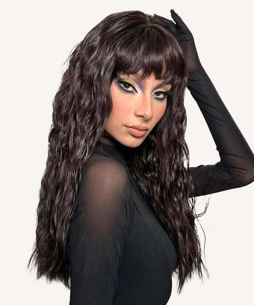 Black Curly Lacefront wig big hair don’t care 2020 This Afro Curly Frontal Wig is Giving Natural Hair Goals ft  main image 2