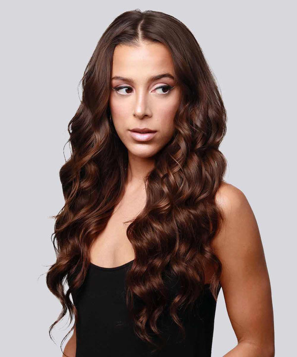 Wavy Colored Hair Machine Weft