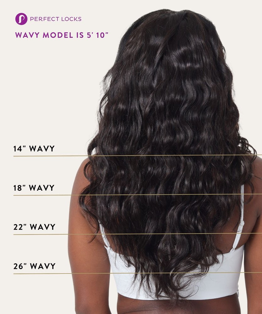 Wavy Virgin Indian Hair Weave