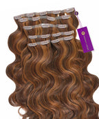 Wavy Seamless Clip-In Hair Extensions