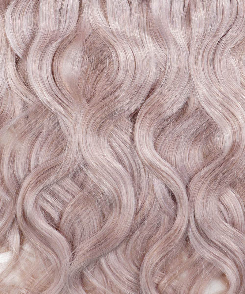 Wavy Seamless Clip-In-Set / 20 inches / Metal Gray