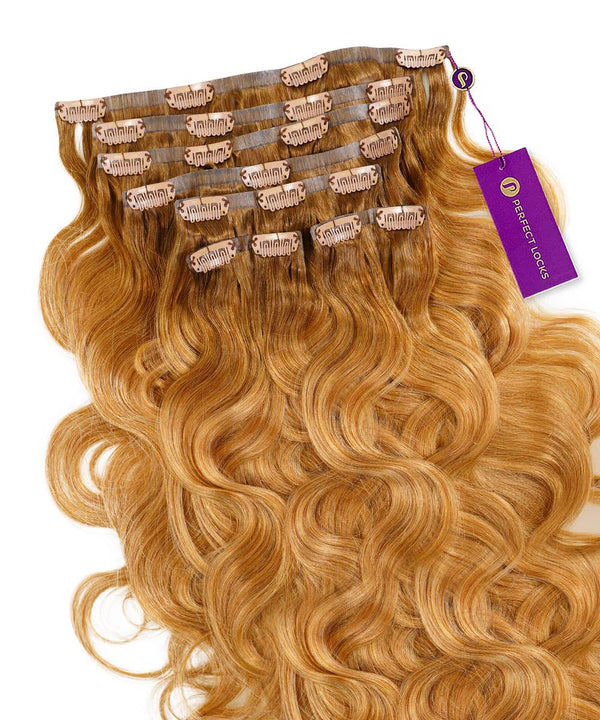 Wavy Seamless Clip-In Hair Extensions