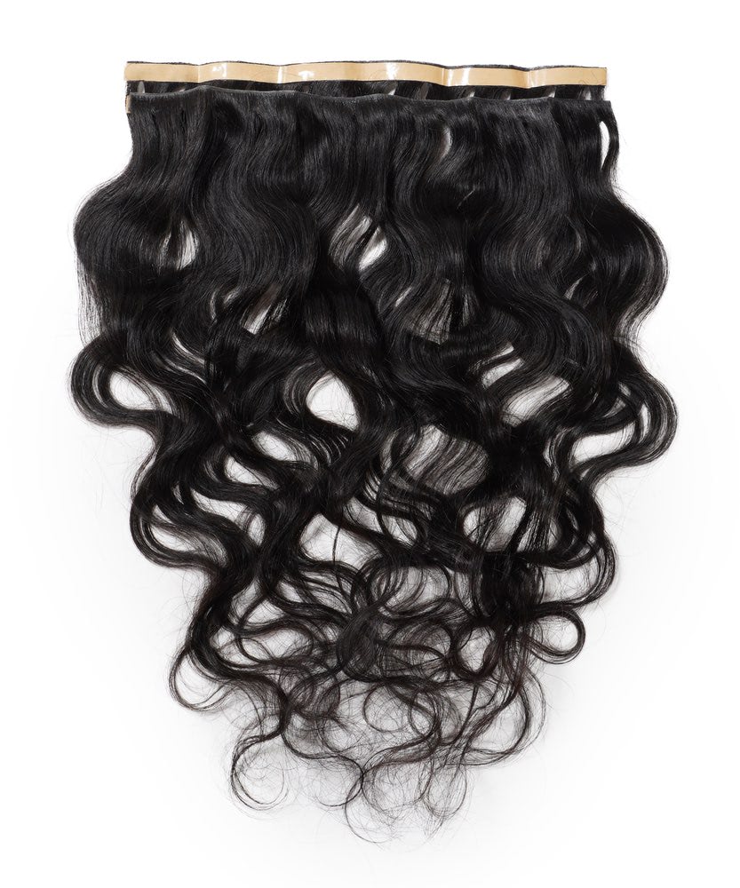 Wavy Seamless Tape-In Weft | Ultra-Flat Remy Human Hair display picture 1