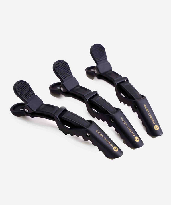 alligator hair clips (3 pack) supplies by perfect locks