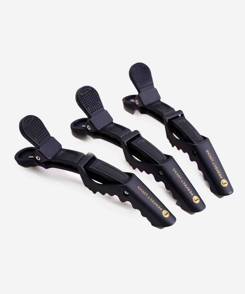 alligator hair clips (3 pack) supplies by perfect locks