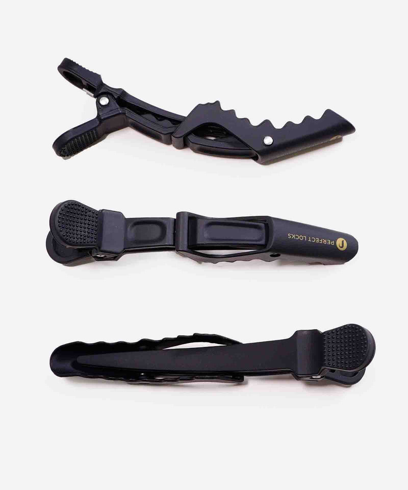 alligator hair clips (3 pack) supplies by perfect locks