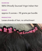 wavy bulk hair detailed information and specs