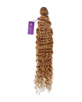 Curly Machine Weft / 24" / Strawberry Blonde