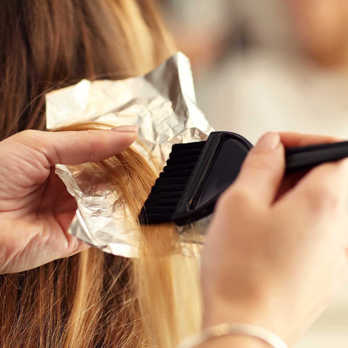 Dying Hair Salon Color