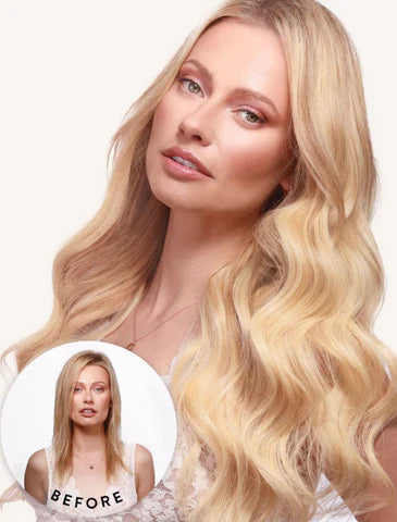 Before and After Hair Extensions