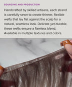 straight hybrid weft hair extensions by perfect locks