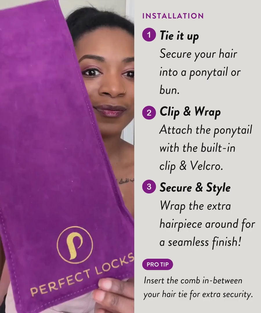 Tight Curly Clip-In Ponytail Extensions Ponytail - video preview