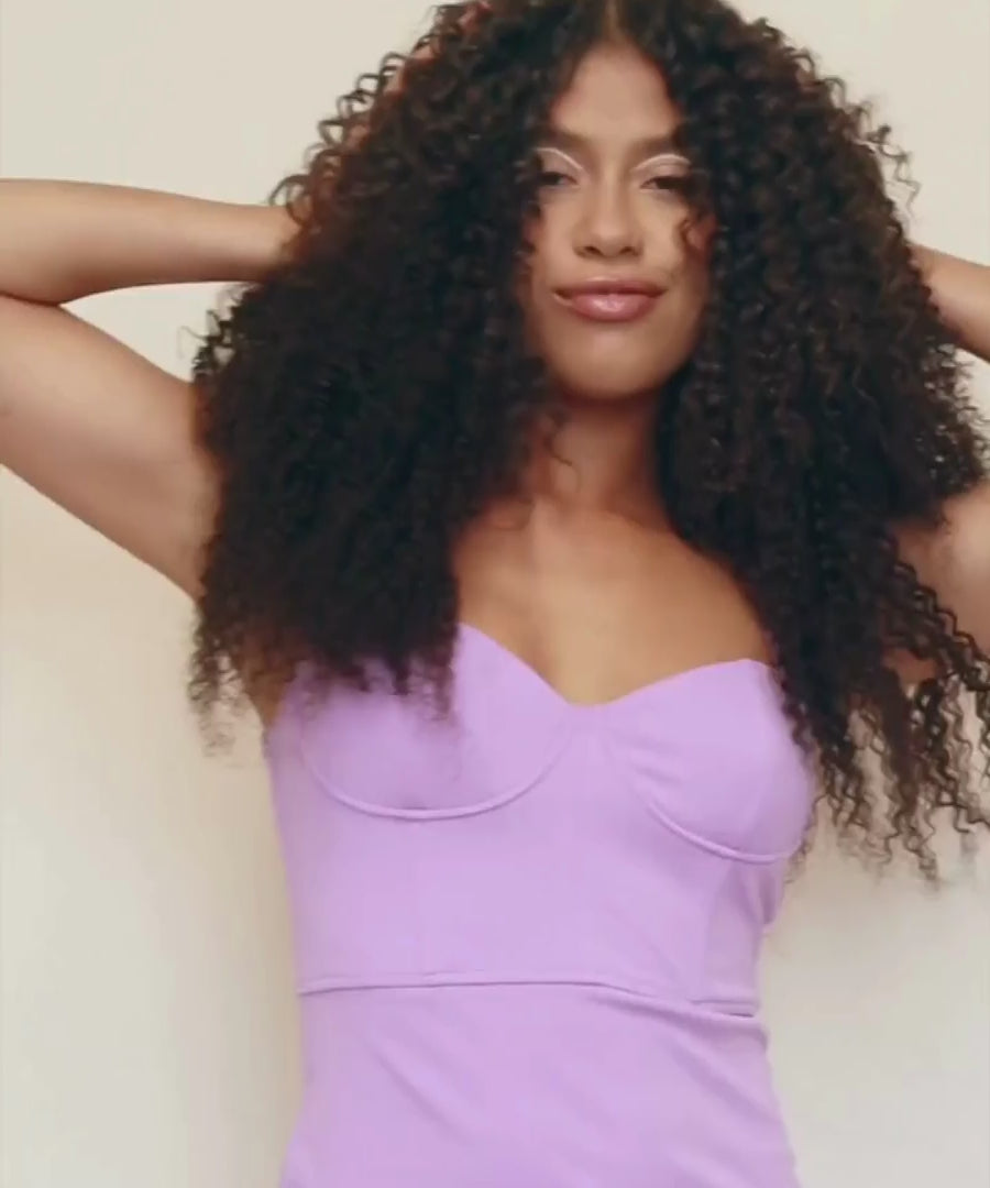 Kinky Curly Steam Permed Machine Weft product video preview