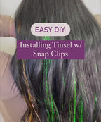 how to install tinsel extensions video