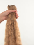 Curly Hand-Tied Weft Rows (2oz)