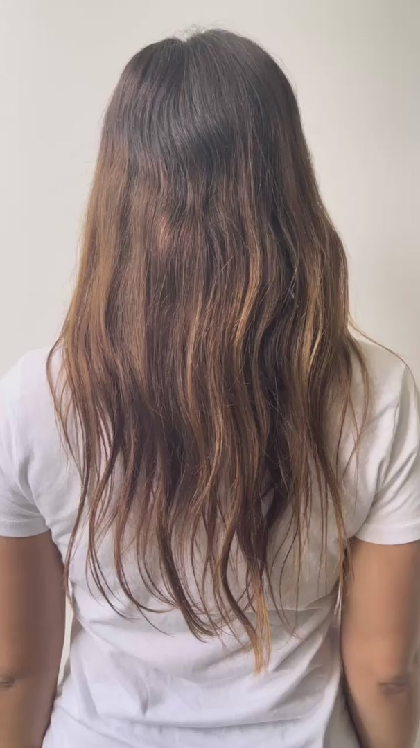 wavy perfect crown hair extensions clip-in crowns by locks - video preview