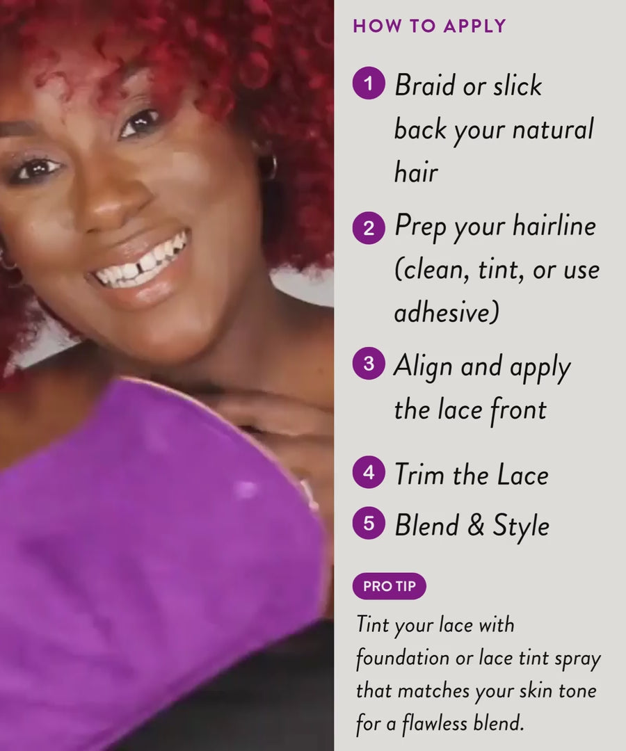 Video of the Kinky Curly Lace Front Wig - video preview