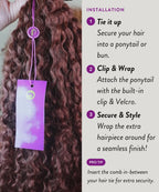 Kinky Curly Clip-In Ponytail Installation Video
