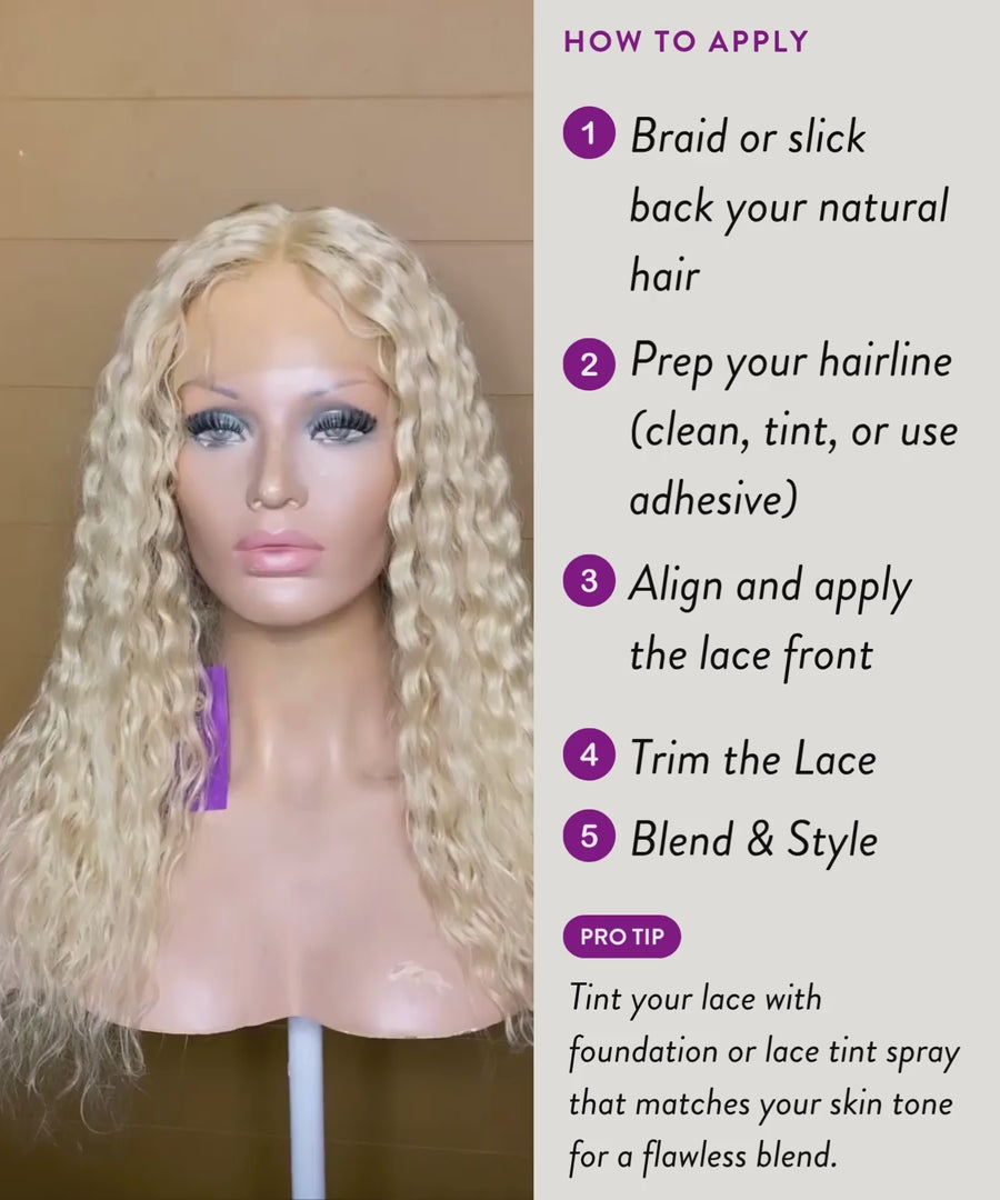 Video of the Curly Lace Front Wig - video preview