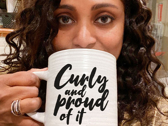 priyanka wearing natural curly hair