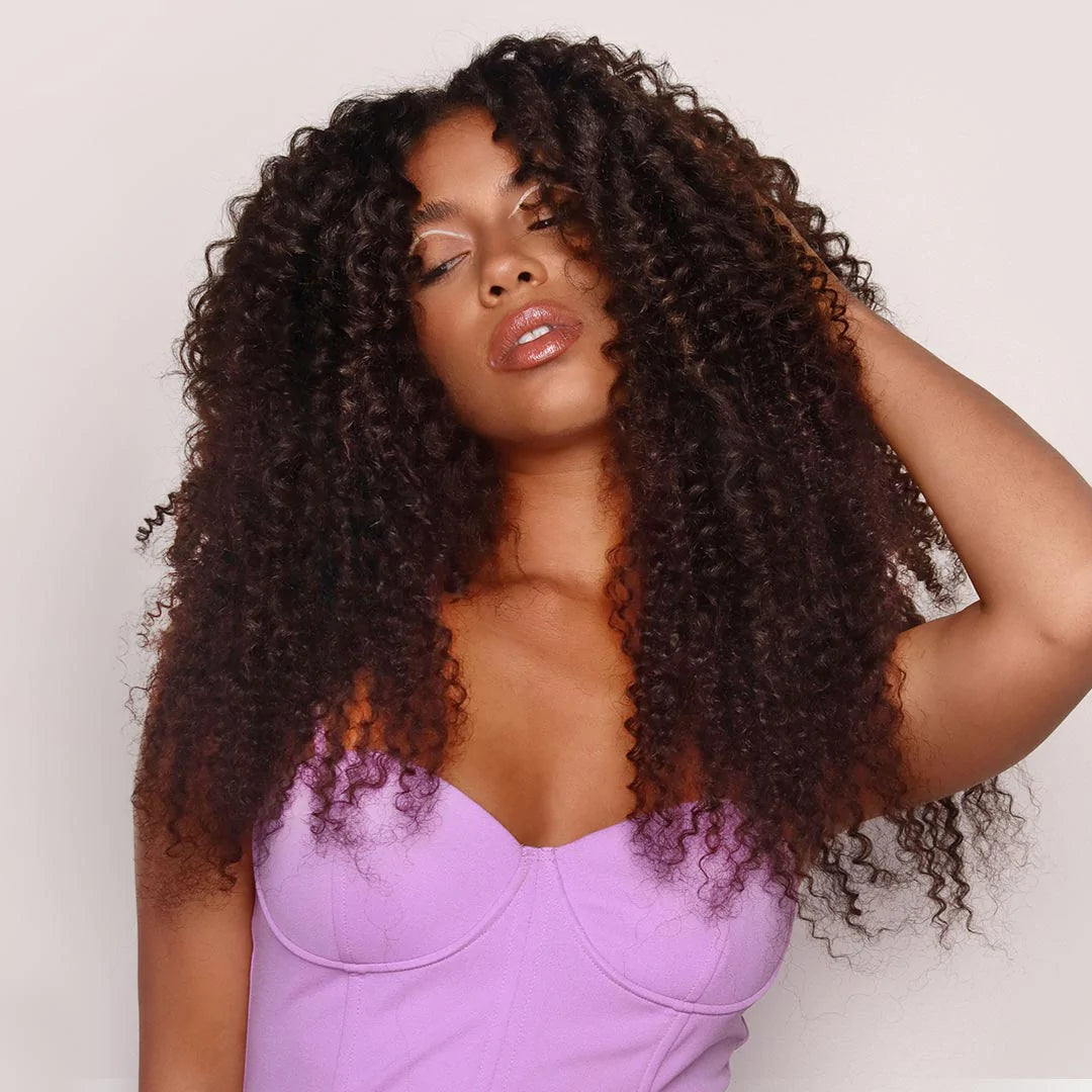Gorgeous Black Model with Kinky Hair