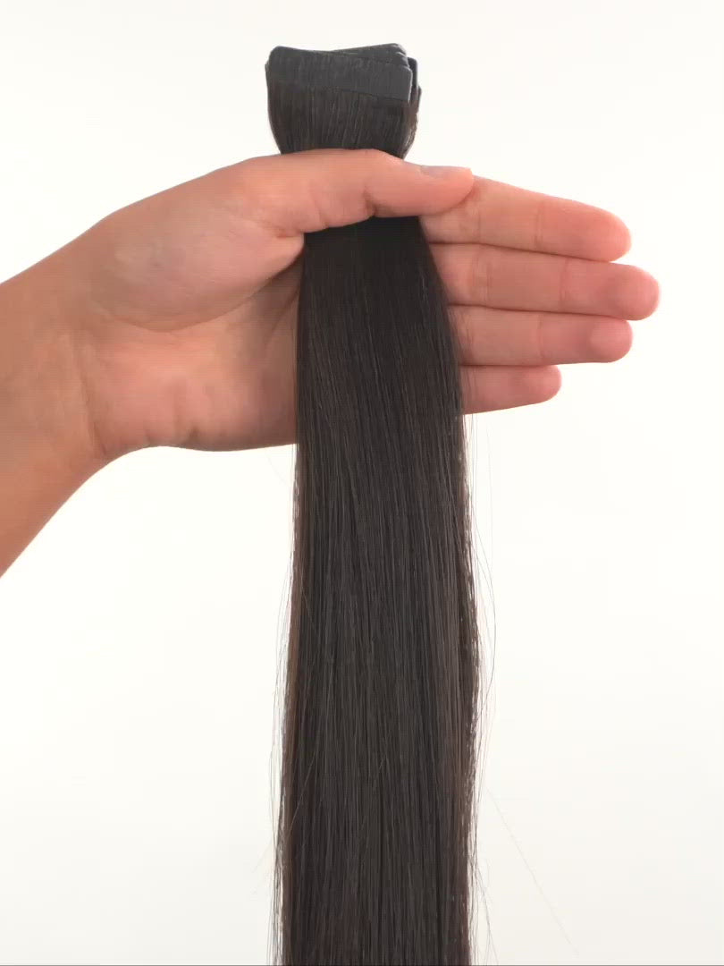 Straight Classic Tape-In Hair Extensions product video preview