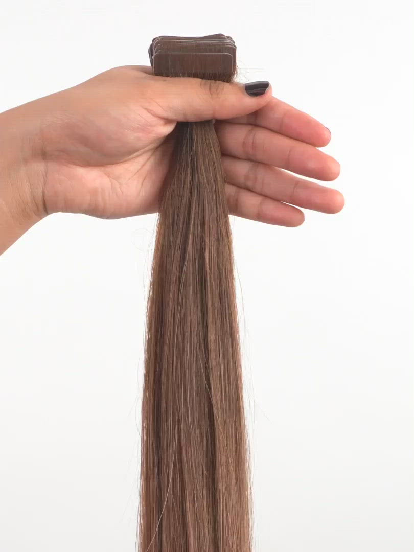 Straight Classic Tape-In Hair Extensions product video preview