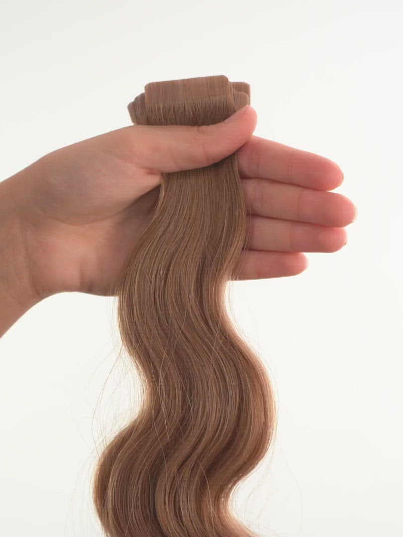 Wavy Classic Tape-In Hair Extensions product video preview