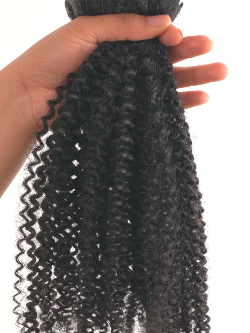kinky curly hand-tied weft rows (2oz) by perfect locks - video preview