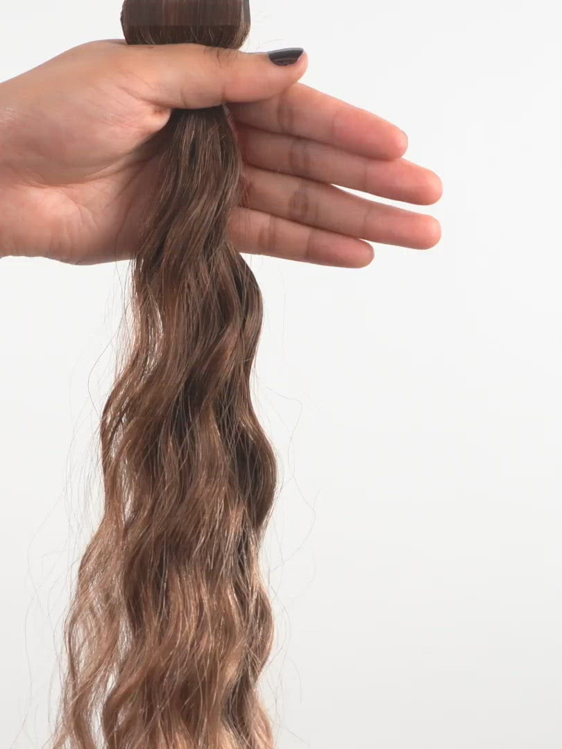 Curly Classic Tape-In Hair Extensions product video preview