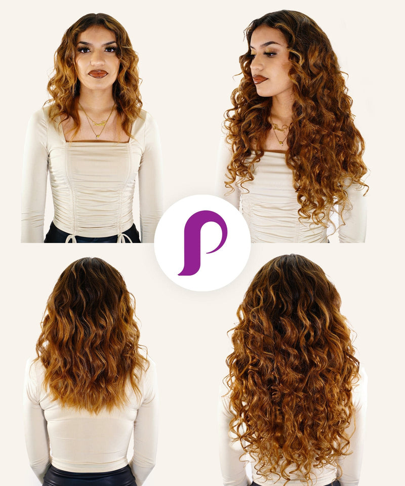 curly perfect crown hair extensions clip-in crowns by locks