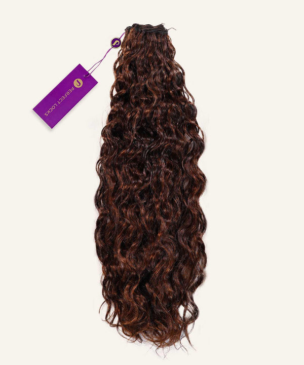 Curly Double Drawn Hand-Tied Weft