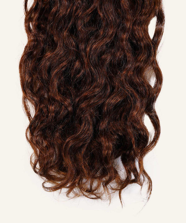 Curly Double Drawn Hand-Tied Weft