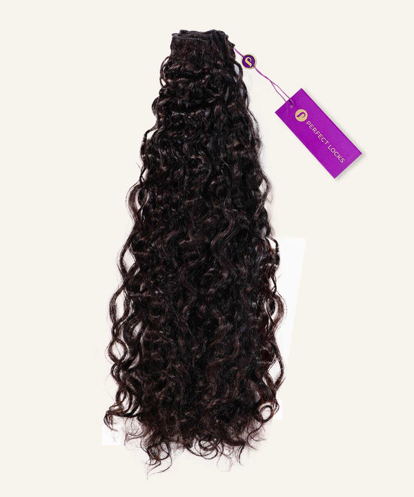 Curly Double Drawn Hand-Tied Weft