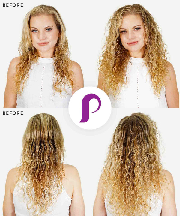dark auburn (33) curly tape in hair extensions by Perfect Locks