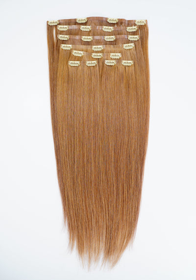 Straight Seamless Clip-In-Set / 20 inches / Caramel
