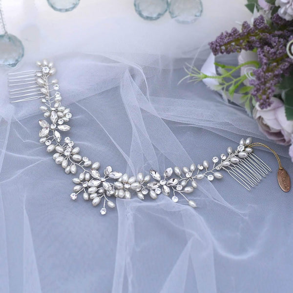 flora tiara comb bridal accessories by perfect locks