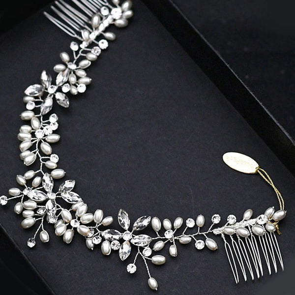 flora tiara comb bridal accessories by perfect locks
