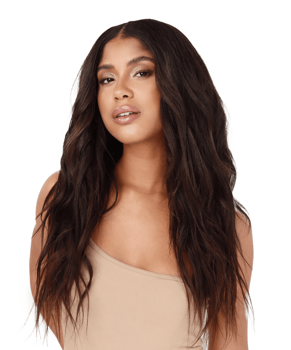 relaxed straight perfect crown hair extensions clip-in crowns by locks