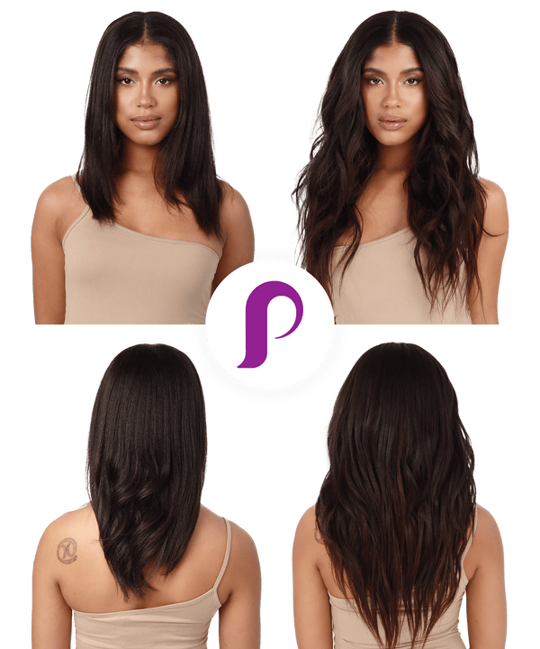 Relaxed Straight Perfect Crown Hair Extensions