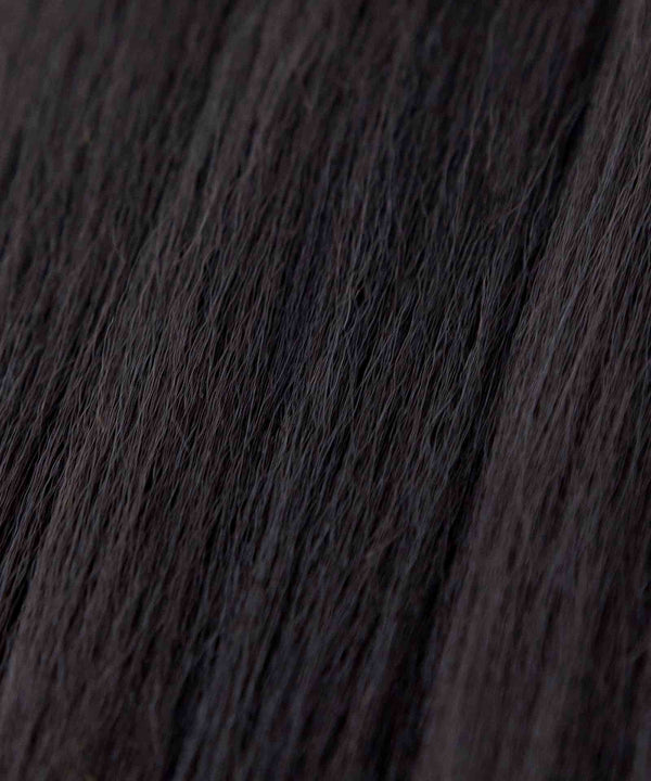 natural black (1B) relaxed straight tape in hair extensions by Perfect Locks