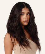 relaxed straight lace clip-in hair extensions set by perfect locks