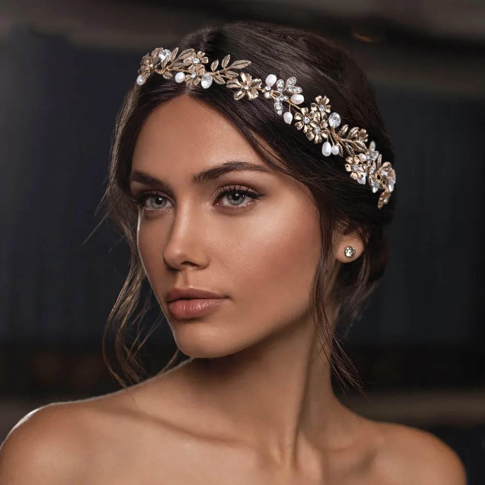 Spring Dream Tiara Headband | Elegant Bridal Accessory