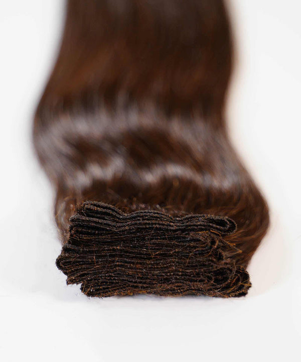 Straight Double Drawn Hand-Tied Weft