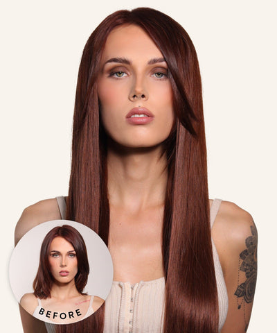 straight hand tied rows