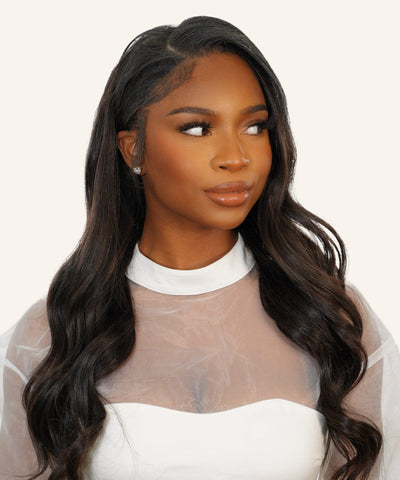 straight lace frontal hairpiece